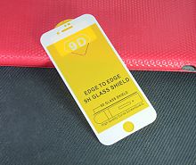 Купить Защитное стекло для iPhone 7/8/SE FULL GLUE (желтая основа) пакет белый оптом, в розницу в ОРЦ Компаньон