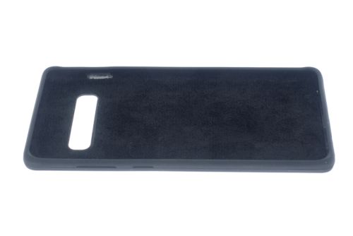 Чехол-накладка для Samsung G975F S10 Plus SILICONE CASE OP закрытый черный (3) оптом, в розницу Центр Компаньон фото 3