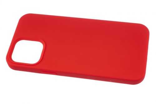 Чехол-накладка для iPhone 12 Pro Max SILICONE TPU поддержка MagSafe красный коробка - фото фото 2