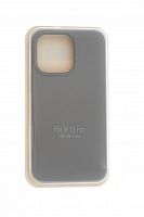 Чехол-накладка для iPhone 13 Pro VEGLAS SILICONE CASE закрытый серый (23) - фото