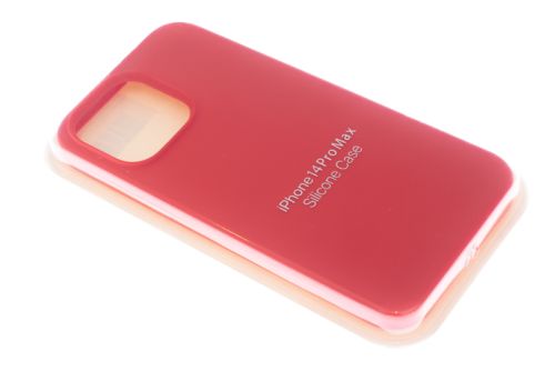 Чехол-накладка для iPhone 14 Pro Max VEGLAS SILICONE CASE NL закрытый красный (14) оптом, в розницу Центр Компаньон фото 2