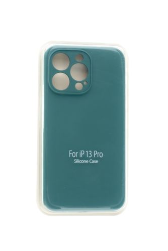 Чехол-накладка для iPhone 13 Pro SILICONE CASE Защита камеры хвойно-зеленый (58) оптом, в розницу Центр Компаньон