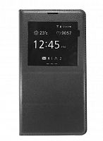 Чехол-книжка для Samsung N910С HOCO ORIGINAL черный ГОРИЗ - фото