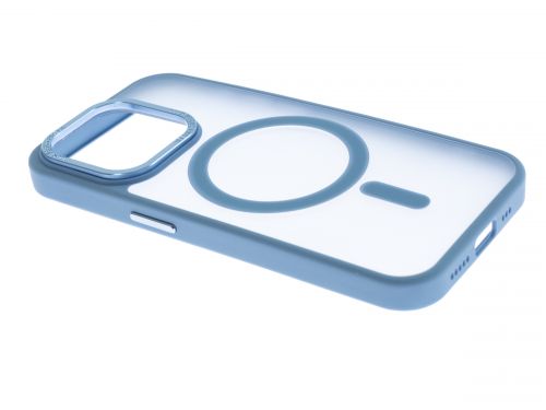 Чехол-накладка для iPhone 15 Pro VEGLAS Fog Magnetic синий - фото фото 2