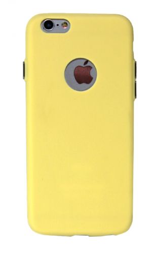 Чехол-накладка для iPhone 6/6S AiMee Отверстие желтый - фото