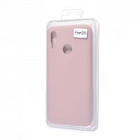 Чехол-накладка для HUAWEI Honor 10 Lite/P Smart 2019 VEGLAS SILICONE CASE закрытый светло-розовый (1 - фото