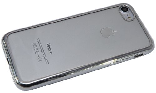 Чехол-накладка для iPhone 7/8/SE РАМКА TPU графит																																					 оптом, в розницу Центр Компаньон фото 3