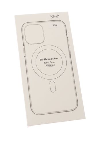 Чехол-накладка для iPhone 14 Pro Clear TPU поддержка MagSafe Pop-up window прозрачный коробка оптом, в розницу Центр Компаньон фото 3