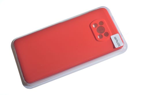 Чехол-накладка для XIAOMI POCO X3 NFC SILICONE CASE NL закрытый красный (1) оптом, в розницу Центр Компаньон фото 2