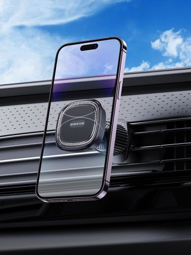 Держатель в авто BOROFONE BH96 NT Магнитный на решетку вентилятора серый - оптовая продажа фото 4 Держатель в авто BOROFONE BH96 NT Магнитный на решетку вентилятора серый - фото фото 4