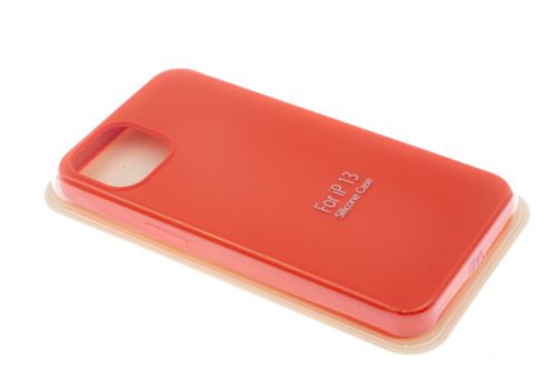 Чехол-накладка для iPhone 13 VEGLAS SILICONE CASE закрытый оранжевый (13) - оптовая продажа фото 2 Чехол-накладка для iPhone 13 VEGLAS SILICONE CASE закрытый оранжевый (13) - фото фото 2