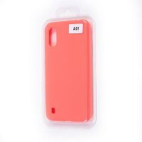 Купить Чехол-накладка для Samsung A015F A01 VEGLAS SILICONE CASE закрытый ярко-розовый (12) оптом, в розницу в ОРЦ Компаньон