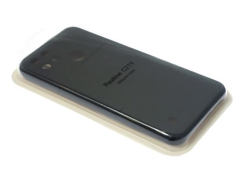 Чехол-накладка для REALME C21Y VEGLAS SILICONE CASE закрытый черный (3) - оптовая продажа фото 2 Чехол-накладка для REALME C21Y VEGLAS SILICONE CASE закрытый черный (3) - фото фото 2