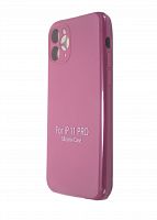 Купить Чехол-накладка для iPhone 11 Pro VEGLAS SILICONE CASE NL Защита камеры малиновый (54) оптом, в розницу в ОРЦ Компаньон