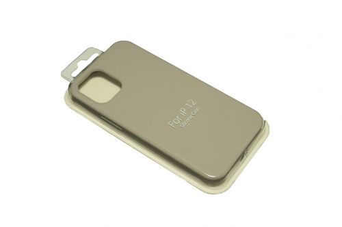 Чехол-накладка для iPhone 12 Mini VEGLAS SILICONE CASE закрытый серый (23) - оптовая продажа фото 2 Чехол-накладка для iPhone 12 Mini VEGLAS SILICONE CASE закрытый серый (23) - фото фото 2