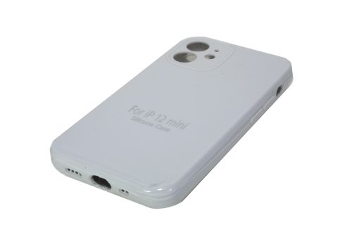 Чехол-накладка для iPhone 12 Mini VEGLAS SILICONE CASE NL Защита камеры белый (9) оптом, в розницу Центр Компаньон фото 2