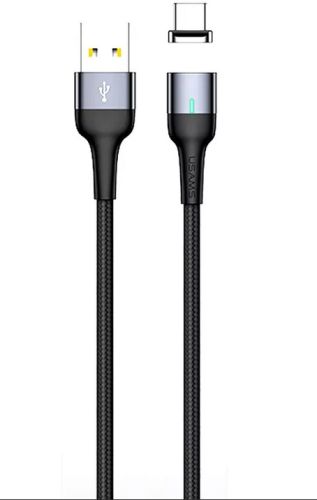Кабель USB Lightning 8Pin USAMS US-SJ326 U28 Aluminum Alloy Magnetic 1м графит оптом, в розницу Центр Компаньон фото 2