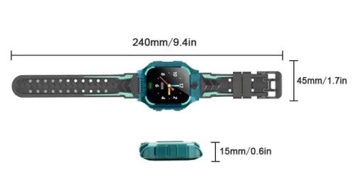 Детские часы GPS треккер E12 зеленый оптом, в розницу Центр Компаньон фото 2