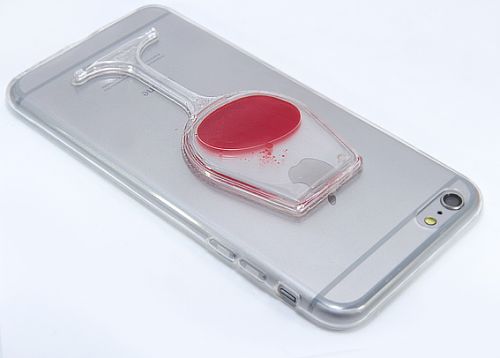 Чехол-накладка для iPhone 6/6S Plus  БОКАЛ TPU красный оптом, в розницу Центр Компаньон фото 3