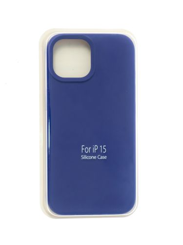 Чехол-накладка для iPhone 15 SILICONE CASE закрытый темно-сиреневый (30) - оптовая продажа Чехол-накладка для iPhone 15 SILICONE CASE закрытый темно-сиреневый (30) - фото
