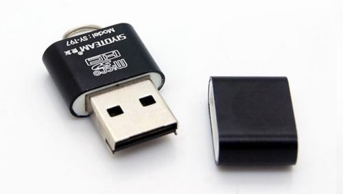 Устройство CardReader USB2.0 SY-Т18 microSD черный - фото фото 3