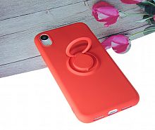 Купить Чехол-накладка для iPhone XR SOFT TOUCH TPU КОЛЬЦО красный  оптом, в розницу в ОРЦ Компаньон