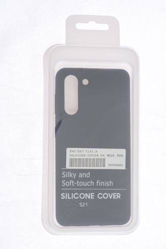 Чехол-накладка для Samsung G991 S21 SILICONE CASE NL OP закрытый черный (3) оптом, в розницу Центр Компаньон фото 4