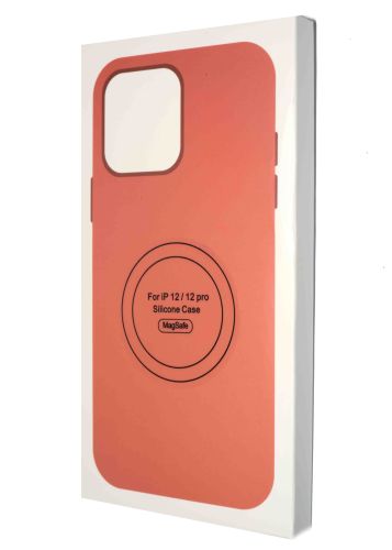Чехол-накладка для iPhone 12\12 Pro SILICONE TPU NL поддержка MagSafe оранжевый коробка оптом, в розницу Центр Компаньон фото 4