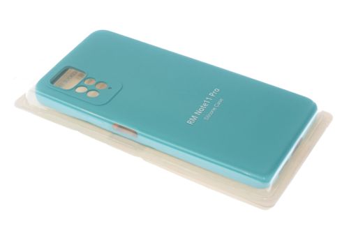 Чехол-накладка для XIAOMI Redmi Note 11 Pro SILICONE CASE закрытый бирюзовый (2) оптом, в розницу Центр Компаньон фото 2