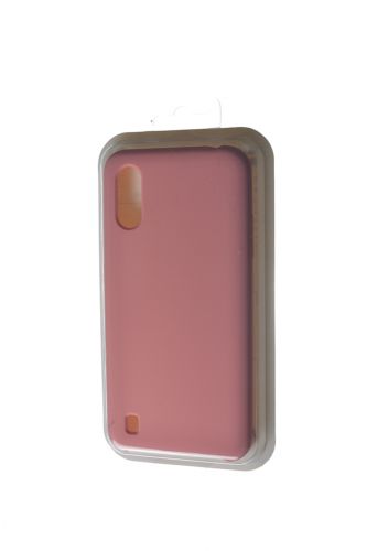 Чехол-накладка для Samsung A015F A01 SILICONE CASE розовый (4) - фото