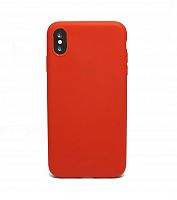 Купить Чехол-накладка для iPhone XS Max LATEX красный оптом, в розницу в ОРЦ Компаньон