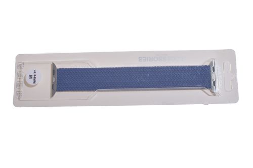 Ремешок для Apple Watch Solo Loop плетеный 42/44mm синий размер 155mm оптом, в розницу Центр Компаньон фото 3