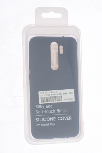 Чехол-накладка для XIAOMI Redmi Note 8 Pro SILICONE CASE NL OP закрытый темно-синий (8) оптом, в розницу Центр Компаньон фото 4