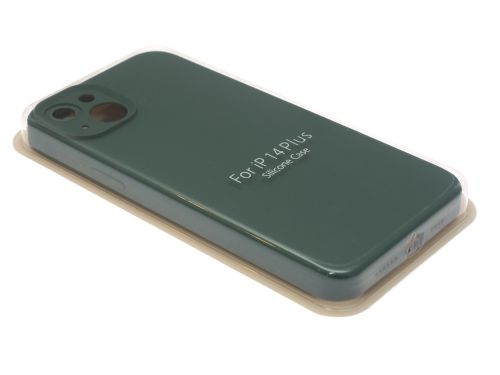 Чехол-накладка для iPhone 14 Plus VEGLAS SILICONE CASE Защита камеры хвойно-зеленый (58) - оптовая продажа фото 3 Чехол-накладка для iPhone 14 Plus VEGLAS SILICONE CASE Защита камеры хвойно-зеленый (58) - фото фото 3