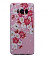 Купить Чехол-накладка для Samsung G950F S8 FASHION Розовое TPU стразы Вид 8 оптом, в розницу в ОРЦ Компаньон