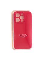 Купить Чехол-накладка для iPhone 15 Pro VEGLAS SILICONE CASE NL Защита камеры красная (14) оптом, в розницу в ОРЦ Компаньон