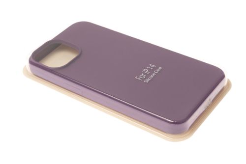 Чехол-накладка для iPhone 14 VEGLAS SILICONE CASE NL закрытый фиолетовый (45) оптом, в розницу Центр Компаньон фото 2