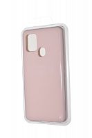 Купить Чехол-накладка для Samsung A217F A21S SILICONE CASE закрытый светло-розовый (18) оптом, в розницу в ОРЦ Компаньон