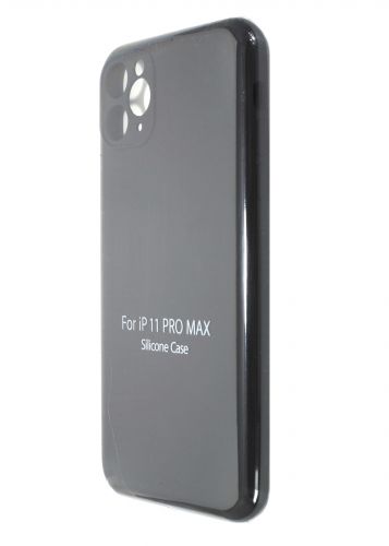 Чехол-накладка для iPhone 11 Pro Max VEGLAS SILICONE CASE Защита камеры (18) черный - оптовая продажа Чехол-накладка для iPhone 11 Pro Max VEGLAS SILICONE CASE Защита камеры (18) черный - фото