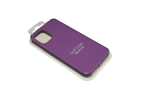 Чехол-накладка для iPhone 12 Mini VEGLAS SILICONE CASE NL закрытый фиолетовый (45) оптом, в розницу Центр Компаньон фото 2