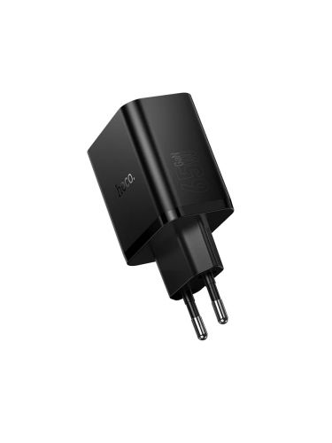 СЗУ Type-C HOCO N75 65W PD45W QC3.0 черный - оптовая продажа фото 4 СЗУ Type-C HOCO N75 65W PD45W QC3.0 черный - фото фото 4