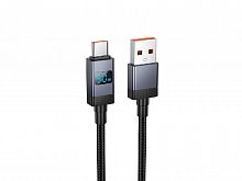 Кабель USB TYPE-C HOCO X118 1м черный - фото