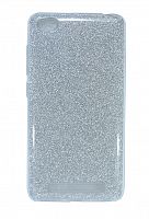 Чехол-накладка для XIAOMI Redmi 3/3S JZZS Shinny 3в1 TPU серебро - фото