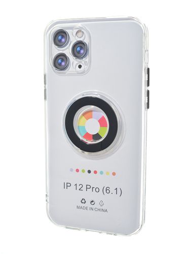 Чехол-накладка для iPhone 12 Pro NEW RING TPU черный оптом, в розницу Центр Компаньон фото 2