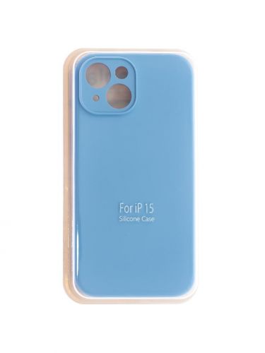 Чехол-накладка для iPhone 15 VEGLAS SILICONE CASE Защита камеры сиренево-голубой (5) - оптовая продажа Чехол-накладка для iPhone 15 VEGLAS SILICONE CASE Защита камеры сиренево-голубой (5) - фото