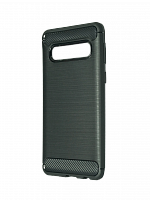 Купить Чехол-накладка для Samsung G973F S10 BECATION CARBON FIBER TPU ANTISHOCK черный оптом, в розницу в ОРЦ Компаньон