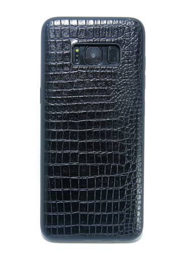 Чехол-накладка для Samsung G950 S8 TOP FASHION Рептилия TPU черный блистер оптом, в розницу Центр Компаньон