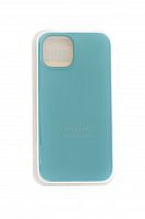 Чехол-накладка для iPhone 14 VEGLAS SILICONE CASE закрытый бирюзовый (21) - фото
