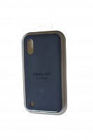 Чехол-накладка для Samsung A015F A01 SILICONE CASE закрытый темно-синий (8) - фото