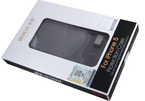 Чехол-накладка для iPhone 5/5S/SE HOCO HI-P009 CRISTAL COLOR сер оптом, в розницу Центр Компаньон фото 2